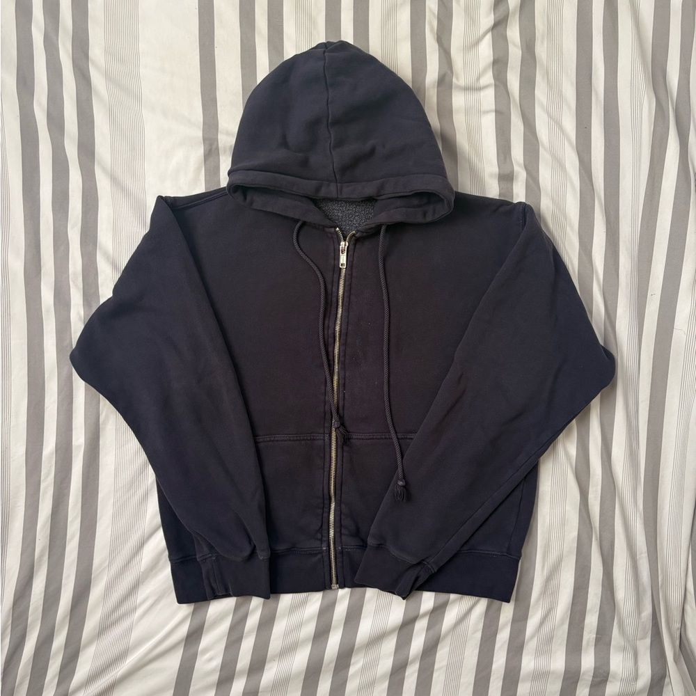 Black Zip-Up Hoodie